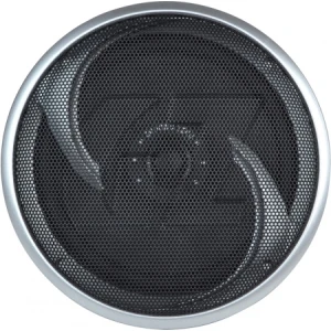 Auto zvučnik za audio sustav s crnom zaštitnom mrežom.