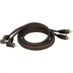 RCA kabel Ground Zero GZCC 1.3X, 1 metar, za audio signale u automobilu.