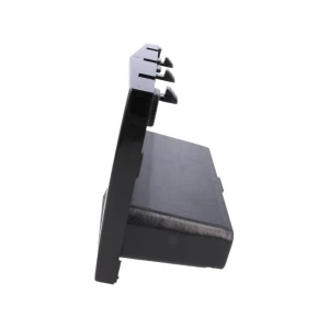 Opel Astra H 2004-2010 1-DIN svijetleća crna maska za radio.