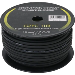 Kabel za napajanje Ground Zero GZPC 10B, visokoučinkoviti 10 mm², 50 m.