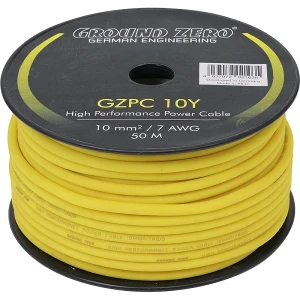 Ground Zero GZPC 10Y kabel za napajanje, 1 metar, visokoučinkoviti power kabel.