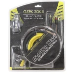 Kabelski komplet Ground Zero GZPK 20X-II za audio sustave, 20mm², 4 AWG, uključuje CCA žicu.