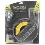 Kablovi za Ground Zero GZPK 10X-II, 10 mm², 7 AWG, komplet za povezivanje zvučnika.