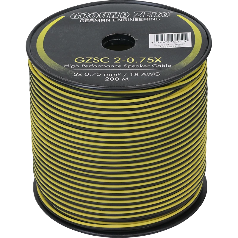 Zvučniški kabel Ground Zero GZSC 2-0.75 mm² za auto zvučnike.