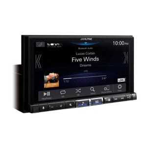 Alpine iLX-705D multimedijska jedinica za automobil, visokokvalitetni zvuk i navigacija.