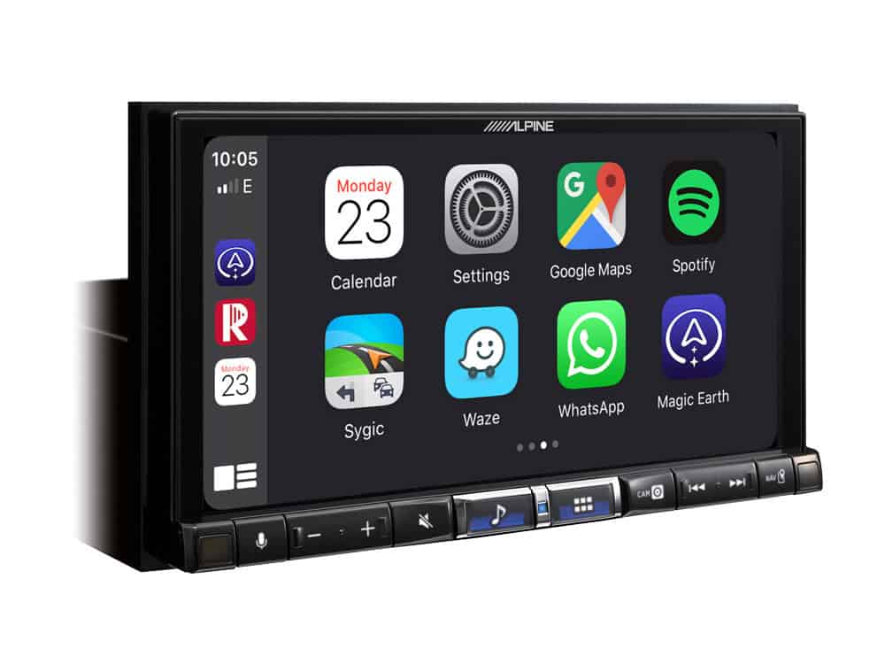 ALPINE iLX-705D multimedijska jedinica s Android Auto i Apple CarPlay.