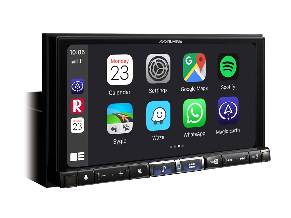 ALPINE iLX-705D multimedijska jedinica s Android Auto i Apple CarPlay.