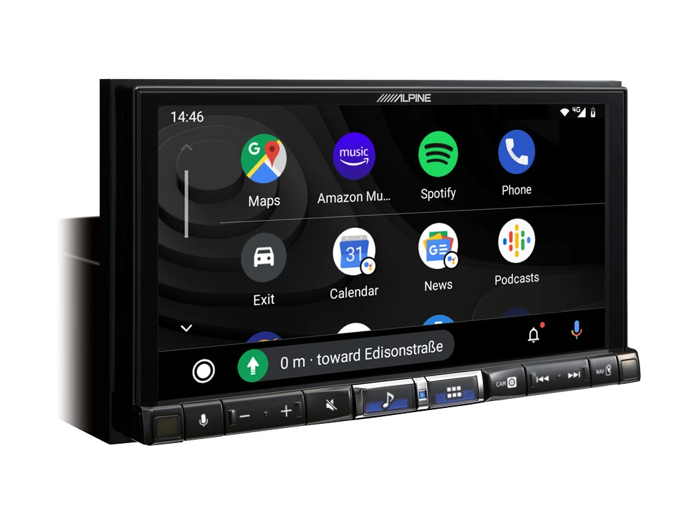 Alpine iLX-705D multimedijska jedinica za automobil, visokokvalitetni zaslon i napredne funkcije.