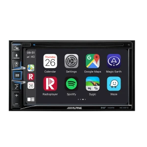 ALPINE INE-W611D multimedijski predvajalnik s navigacijom i ekranom.