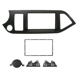 Maska za Kia Picanto (2011-) – prednja konzola i držači za audio sustav.