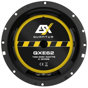 Autozvučnik ESX QXE62 za auto zvučnike, visokokvalitetni zvuk, 100/200W, 4 Ohma, za vrhunski audio d.