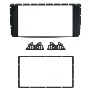 Maska za Toyota Hilux 2012- s 2-DIN ugradnjom, prikladna za audio i navigacijske sustave.
