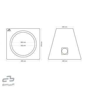 Kompaktna kutija za subwoofer od 30cm, idealna za snažan bass i optimalnu akustiku u vozilu.