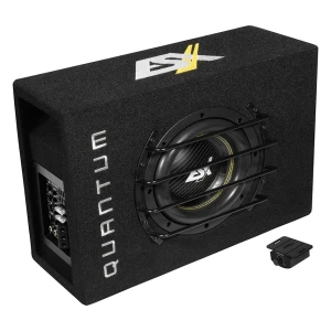 Aktivni subwoofer ESX QXB6A za snažan bass u automobilu.