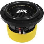 Subwoofer ESX QXE6D2 za duboki bass i visokokvalitetni zvuk u vozilu.