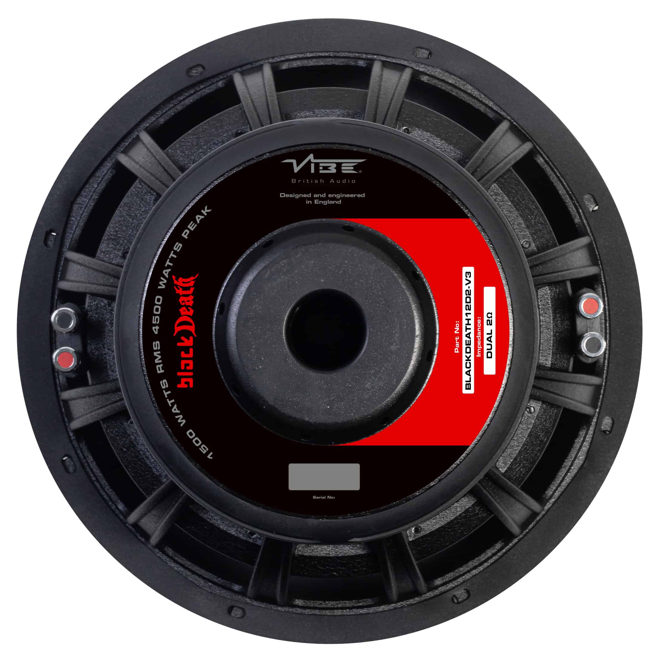 Vibe SLICK12D2-V3 subwoofer za snažno bas zvuk i vrhunsku izvedbu.