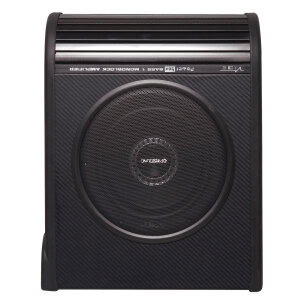 Aktivni subwoofer u kutiji Vibe OPTISOUNDAUTO8A-V2 za snažan bas i vrhunski zvuk u vozilu.