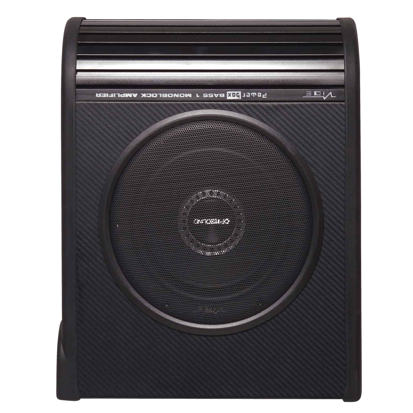 Aktivni subwoofer u kutiji Vibe OPTISOUNDAUTO8A-V2 za snažan bas i vrhunski zvuk u vozilu.