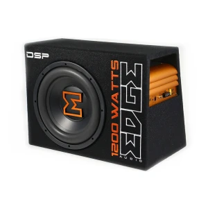 Aktivni subwoofer Edge EDBX12ADSP-E3 za snažno bas zvuk u automobilu.