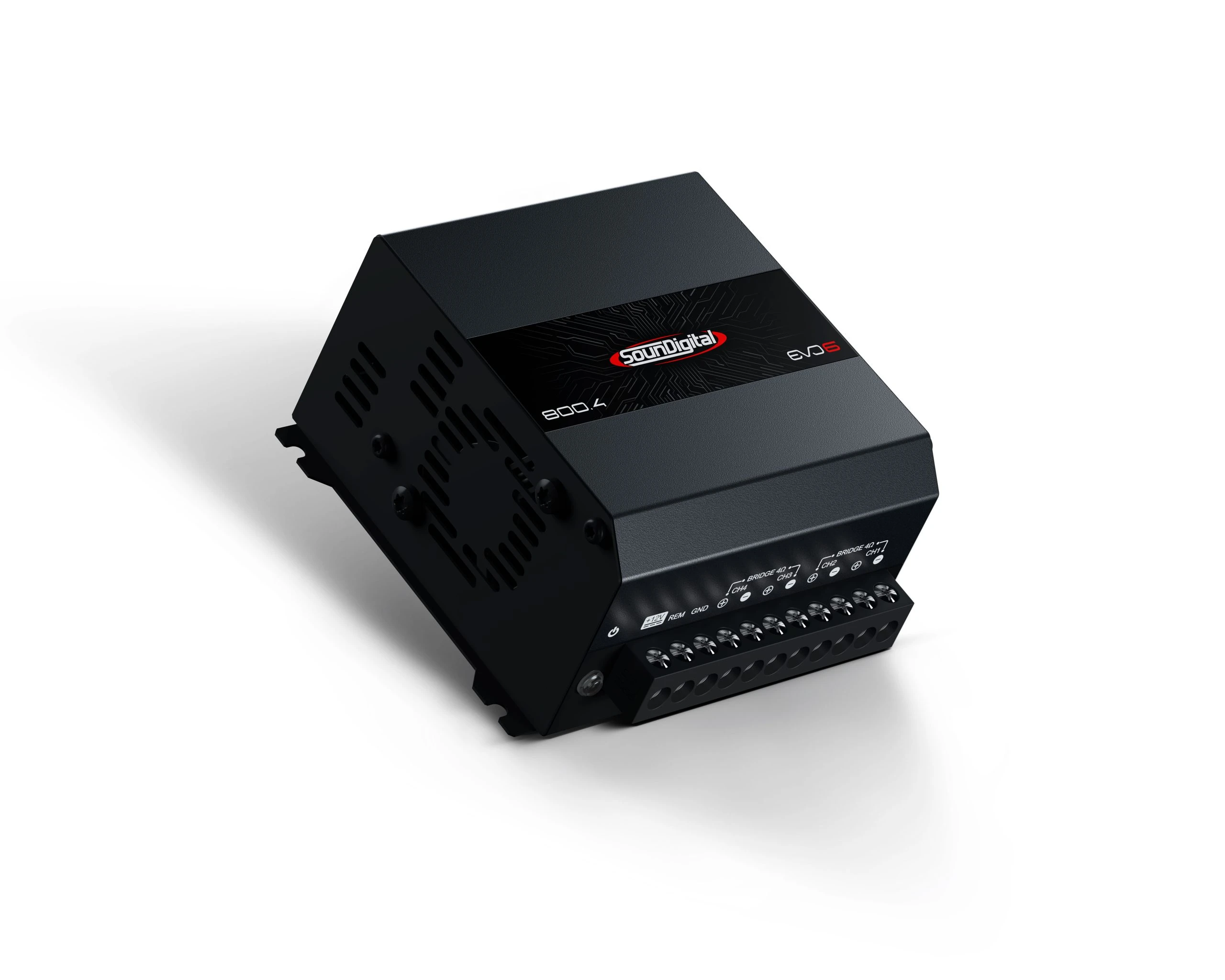 Pojačalo Soundigital SD800.4 EVO6 za auto zvučnike i subwoofere.