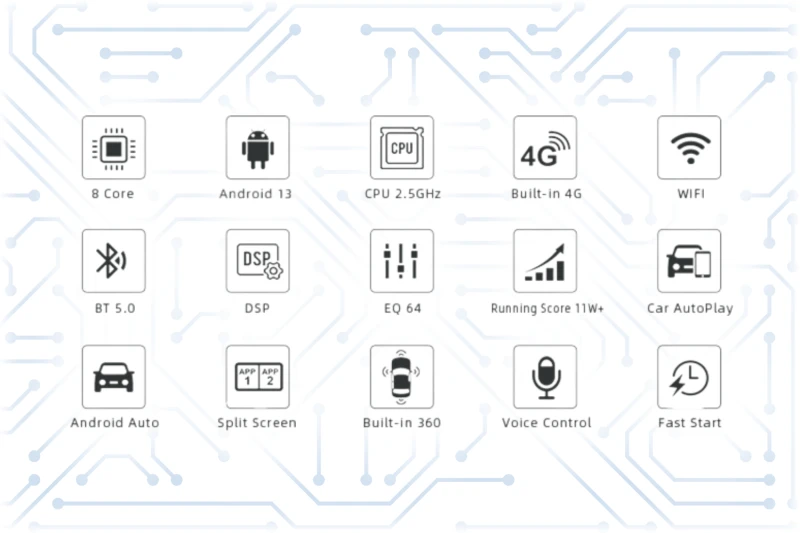 Android Autoradio za Volkswagen Tiguan Mk2 - 10" 2GB / 32GB - Slika 3