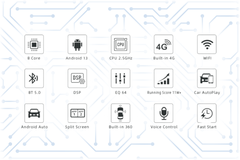 Android Autoradio za Subaru Impreza 3, Forester 3 - 9˝ 2GB / 32GB - Slika 3