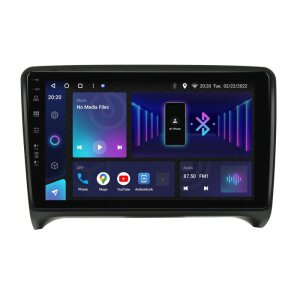 Android autoradio za Audi TT Mk2, 9-inčni ekran, 4GB RAM, 64GB memorije.