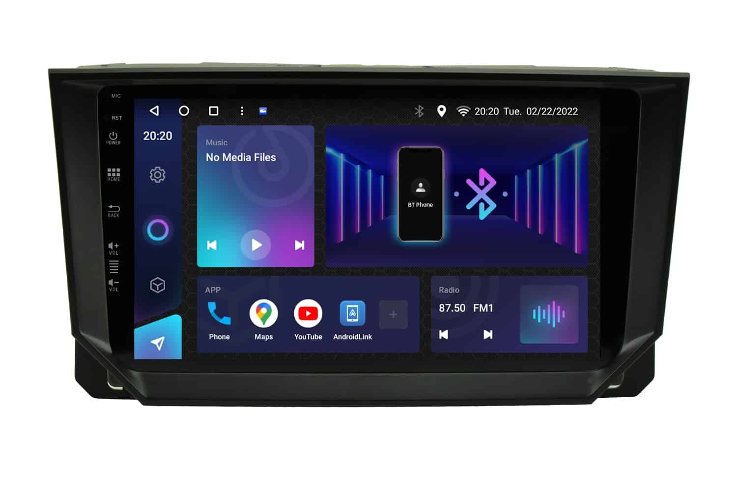 Android autoradio za Seat Ibiza, 9-inčni ekran, 4GB RAM, 64GB memorije.