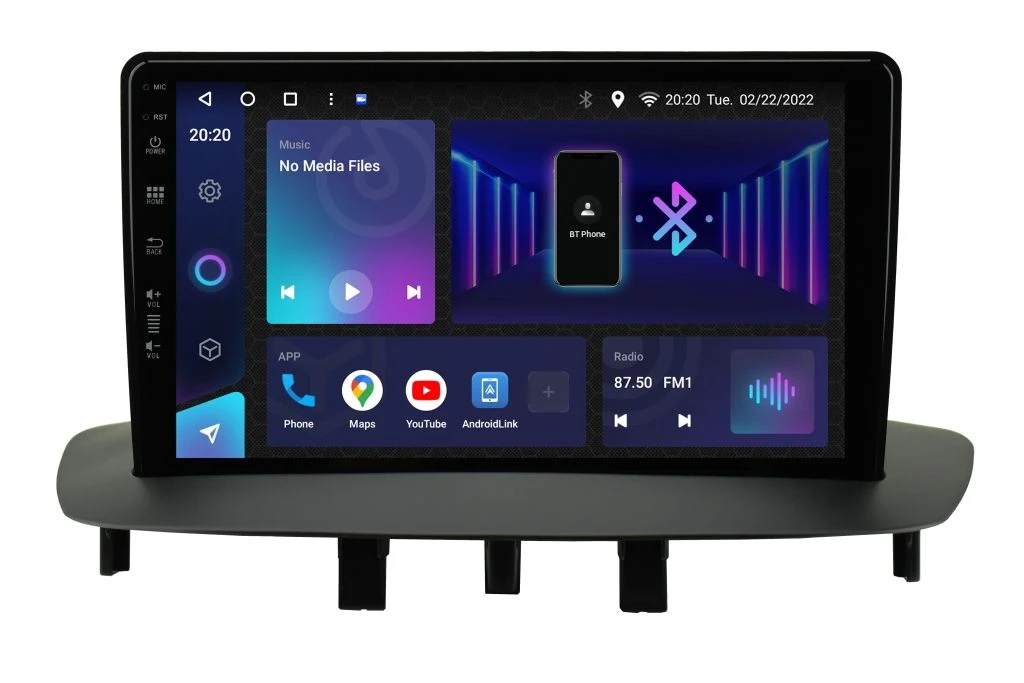 Android autoradio za Renault Megane 3, 9-inčni ekran, 2GB RAM, 32GB memorije, moderni multimedijski.