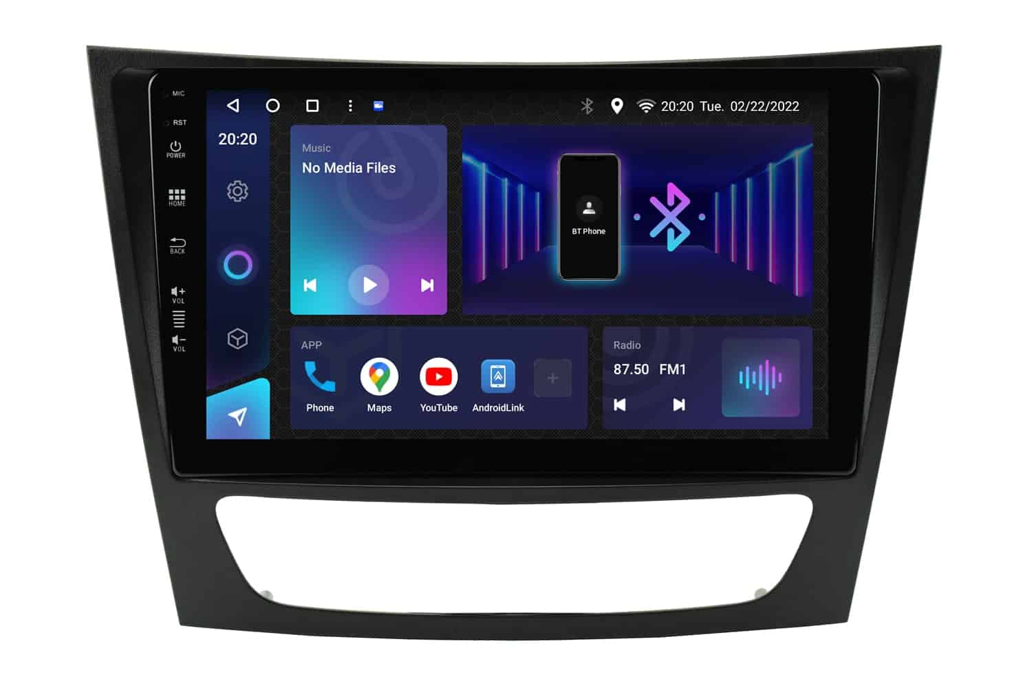 Android autoradio za Mercedes E-Class, G-Class, CLS-Class - 9˝ 8GB / 128GB.