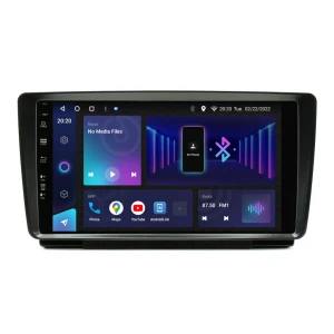 Moderni Android autoradio za Škoda Octavia Mk2 s 9-inčnim zaslonom i 2GB RAM-a.