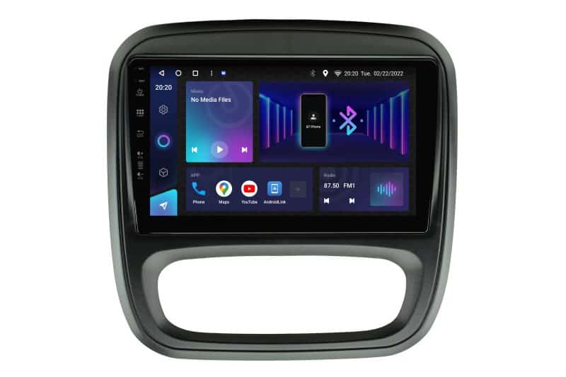 Android autoradio za Renault Traffic i Opel Vivaro, 9-inčni ekran, 2GB RAM, 32GB memorije.