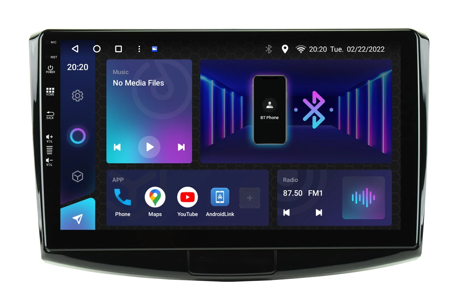 Android Autoradio za Volkswagen Passat B6, B7 Black - 10˝ 2GB / 32GB