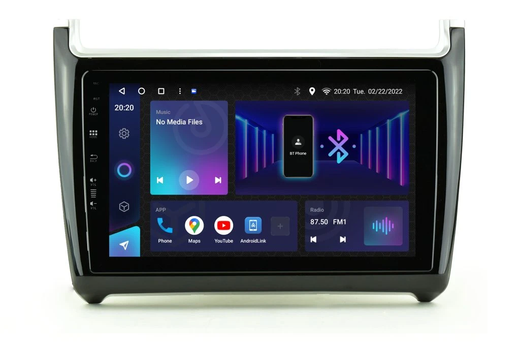 Android autoradio za Volkswagen Polo Mk5, 9-inčni ekran, 8GB RAM, 128GB memorije.