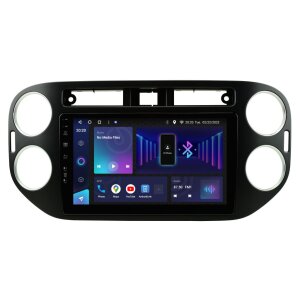 Android autoradio za Volkswagen Tiguan MK1 FL, 9-inčni ekran, 4GB RAM, 64GB memorije.