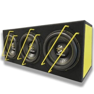 Subwoofer Ground Zero GZIB 3.250 SPL u kutiji za snažan bass.