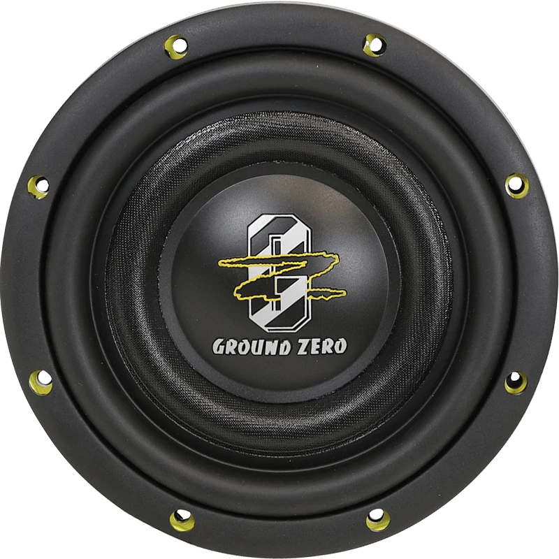 GZHW 8SPL-D2 subwoofer za duboki bas, visokoučinkovit i pouzdan za auto zvuk.