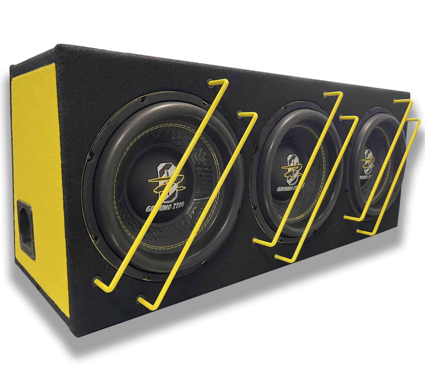 GZIB 3.250 SPL subwoofer u kutiji za snažno bass iskustvo.