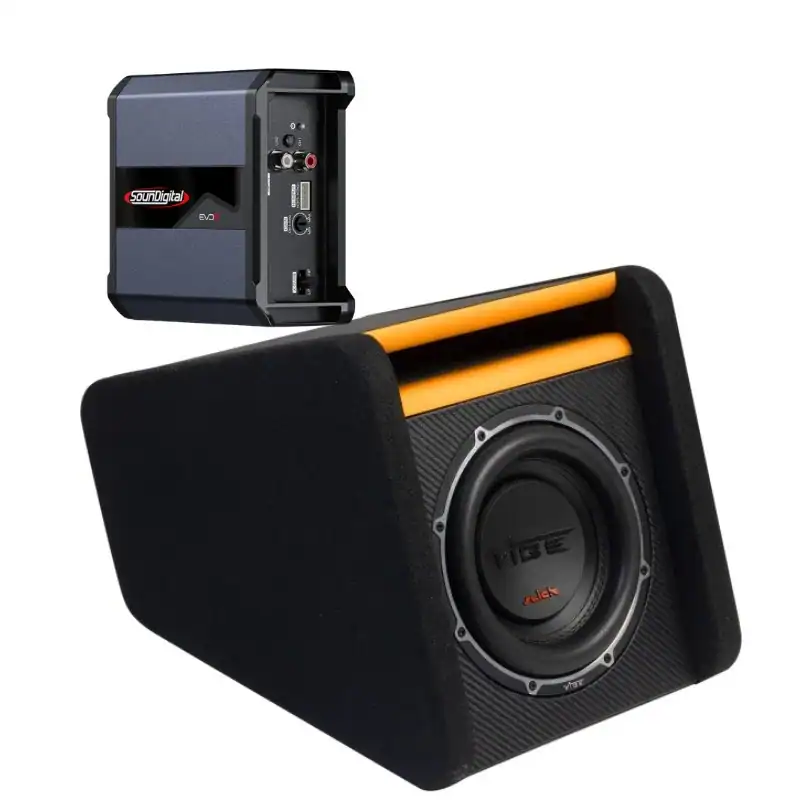 SounDigital SD400.2 EVO5.0 pojačalo i Vibe SLICKMIT8-V3 zvučnik za auto.