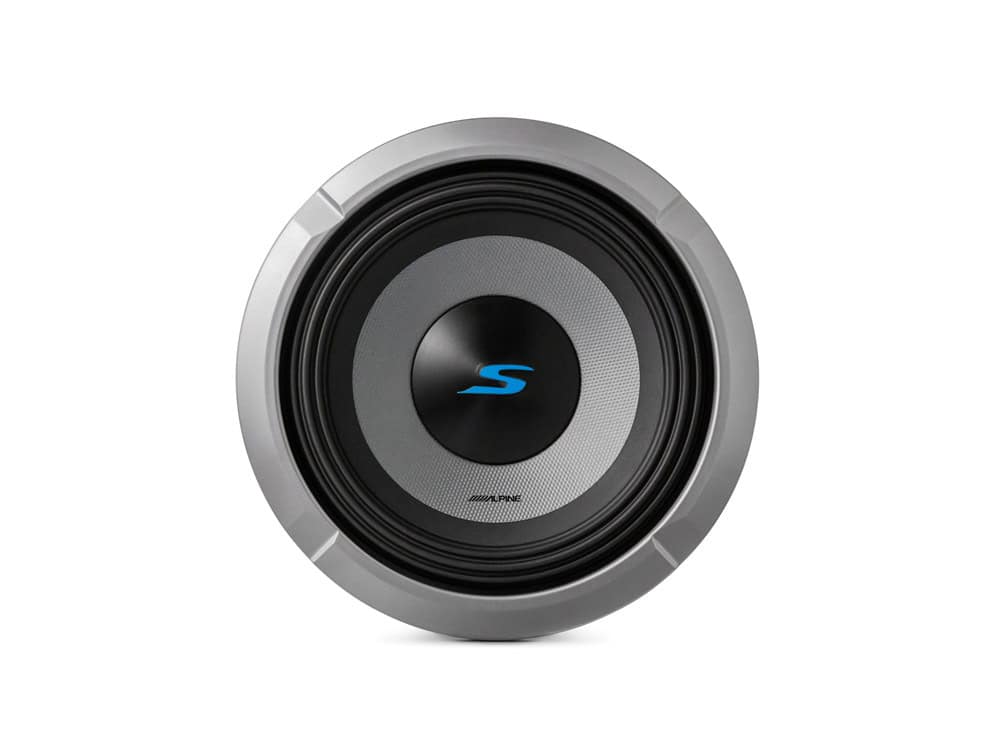 ALPINE S2-W8D2 subwoofer za snažno bas zvukove.