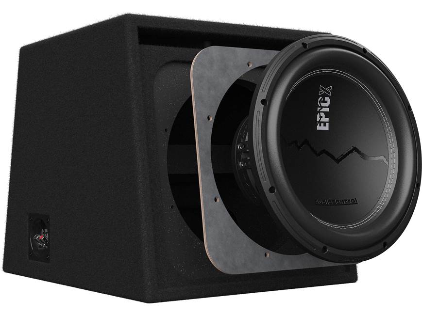 Subwoofer u kutiji Audio Control EPICX V12 za vrhunski zvuk u autu.