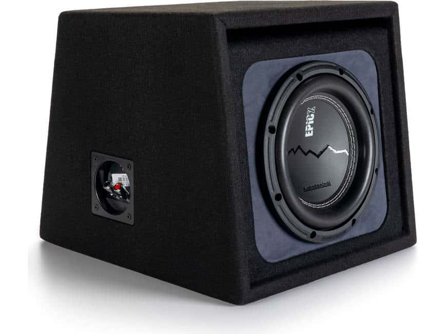 Subwoofer u kutiji Audio Control EPICX V8 za snažan zvuk u autu.