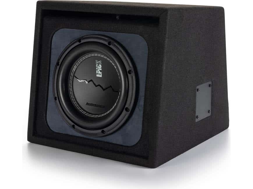 Subwoofer u kutiji Audio Control EPICX V8 za snažan zvuk u autu.