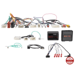 Razni auto audio kabeli, adapteri i moduli za instalaciju zvučnog sustava.