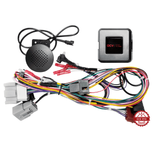 Auto alarm sustav s kablovima i kontrolerom za vozilo.