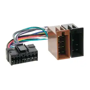 Auto elektronički adapter s kablovima za audio sustav u vozilu.