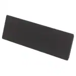 Crna auto subwoofer kutija za duboki zvuk u vozilu.