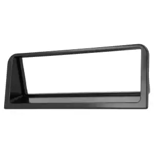 Crni okvir za ugradnju auto radio uređaja, jednostavan dizajn.