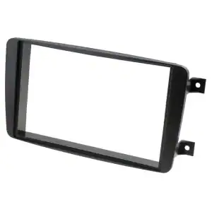 Auto radio okvir za ugradnju u automobil, crni, za standardne dimenzije.