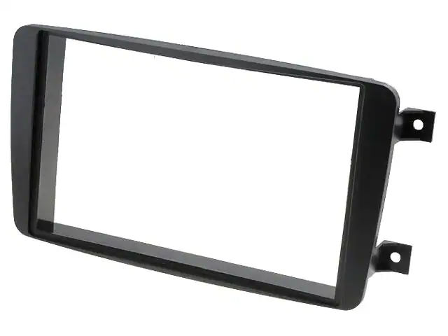 Auto radio okvir za ugradnju u automobil, crni, za standardne dimenzije.